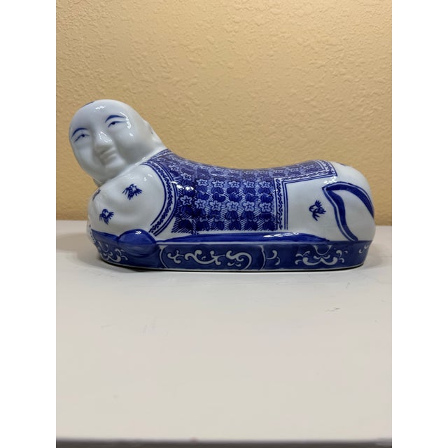 Vintage Chinese Opium Ceramic Pillow For Sale - Image 6 of 9