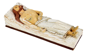Carved Statue of Jesus Christ with Original Polychromy, 1900s, Wood