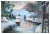 American Mountain Stream in Snow, Mid Century Yosemite Winter Landscape by Rowena Lung Alcorn For Sale - Image 3 of 5