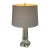 Glass Tapered Column Table Lamp For Sale