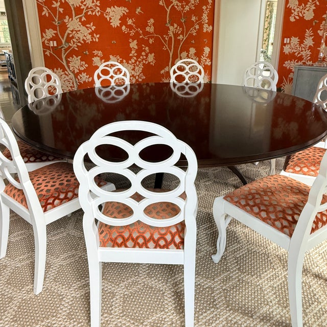 Set of 12 Loop Dining Chairs The Loop Dining Chair, an elegant seat based on the iconic design of Frances Adler Elkins,...