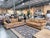 Restoration Hardware Lancaster Luxe Extra-Deep Tan Leather Three-Seat Sofa For Sale - Image 11 of 11