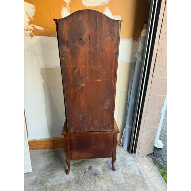 Wood Antique Show Case Display Cabinet For Sale - Image 7 of 18