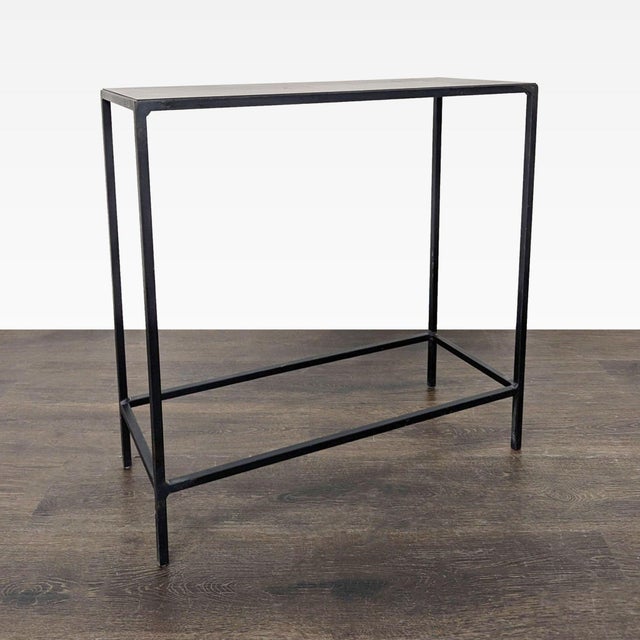 Slim features recycled natural steel with subtle weld marks. Brand: Room & Board. Original Price: $279. Dimensions (in):...