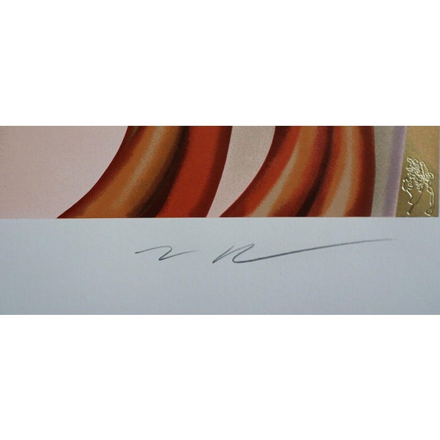 Artist: Robert Moser Title: Eve Medium: Serigraph with Gold-Foil Stamping Signed: Hand Signed Edition: From the edition of...