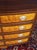 1990s Henkel Harris Mahogany & Flame Birch Inlaid Rogers Bowfront Dresser Chest For Sale - Image 17 of 17