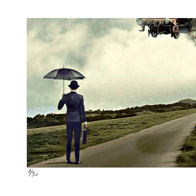 Modern Mr Strange, The Steam Engine, 2021, Silkscreen Print For Sale - Image 3 of 6