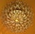 Italian Gilt Brass and Crystal Ceiling Lamp from Stilkronen, 1970s For Sale - Image 11 of 11