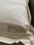 2020s Beige Crewel Pillow With Flat Ivory Flange For Sale - Image 5 of 5