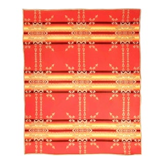 Vintage 1970's Pendleton Trade Blanket Beaver State For Sale