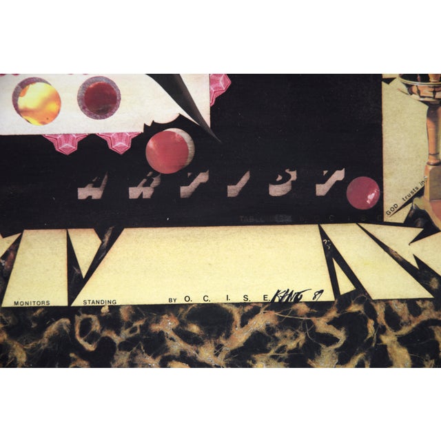1980s "Artist Making Money" Satirical Bond Paperwork Collage by Mickey "Kano" Kane For Sale - Image 5 of 9