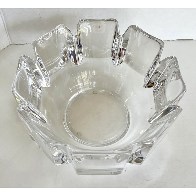 Orrefors VINTAGE Crystal Bowl Corona クリア Orrefors Crystal 'Corona' Bowl by Lars Hellsten – DEN