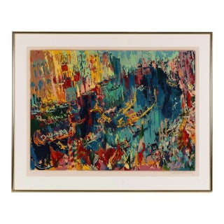 LeRoy Neiman, Regatta of the Gondoliers (Framed Large Hand Signed Serigraph), 1978 For Sale