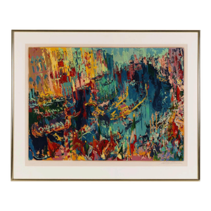 LeRoy Neiman, Regatta of the Gondoliers (Framed Large Hand Signed Serigraph), 1978
