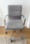 Light Gray Poly-Cotton Fabric and Three Soft Pads Strengthened Steel Frame with Removable Arms Class 4 Gas Lift for...