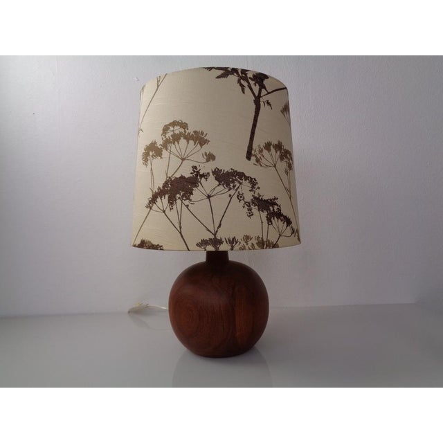 Mid-Century Modern Vintage Teak Table Lamp from Domus, 1960s For Sale - Image 3 of 18