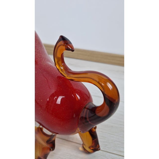 Mid-Century Modern Elio Schiavon, Bull Model, 1980s, Murano Glass For Sale - Image 3 of 18