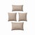 Anatolian Lumbar Kilim Pillow Cover 16'' X 16'' & 16'' X 24'' - Set of Four For Sale - Image 4 of 4