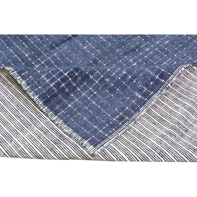 2000 - 2009 New Modern Moroccan Hand Knotted Wool Rug, 10'2x14'2 For Sale - Image 5 of 5