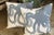 2000 - 2009 2000's Blue Octopus Linen Cushions P/2 For Sale - Image 5 of 11