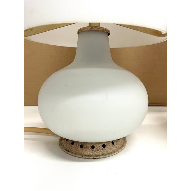 Small Glass Table Lamps by Max Ingrand for Fontana Arte, Italy, 1960s, Set of 2 For Sale - Image 9 of 10