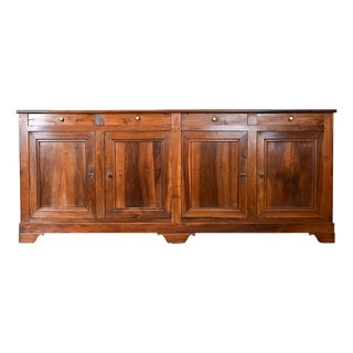 French 19th Century Walnut Louis Philippe Enfilade For Sale