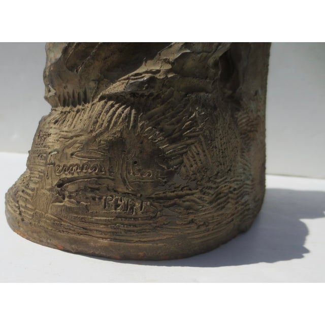 Terra Cotta Allogory Fernand Cian Paris Circa 1930s For Sale - Image 10 of 17