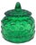 1960s 1960’s Italian Emerald Green Lidded Jar For Sale - Image 5 of 5