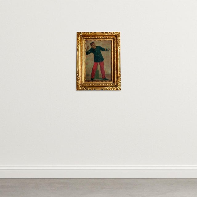 J. Cusachs, Young Private, 1890s-1900s, Oil on Canvas, in Good conditions. Designed 1890 to 1919