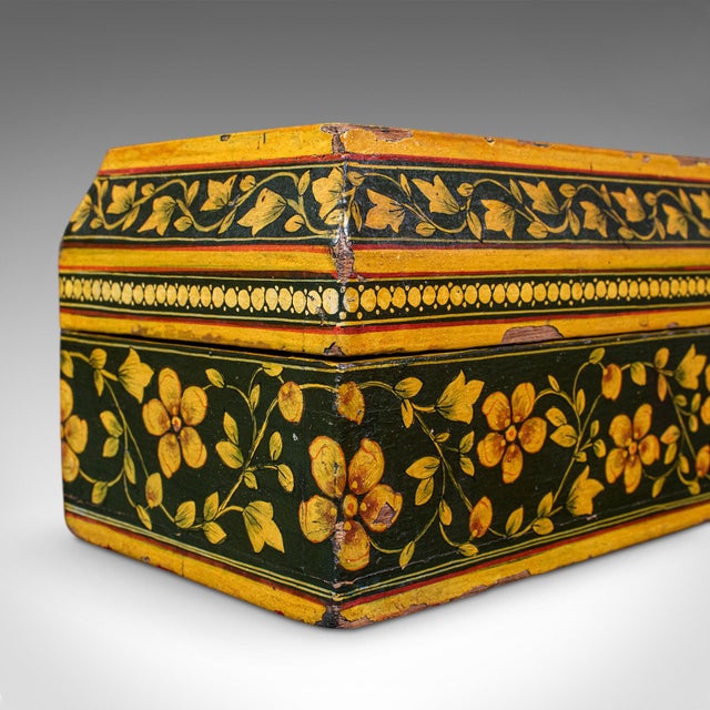 Antique Calligrapher's Quill Box, Austrian, Hand Painted, Pen Case, Edwardian For Sale - Image 11 of 12