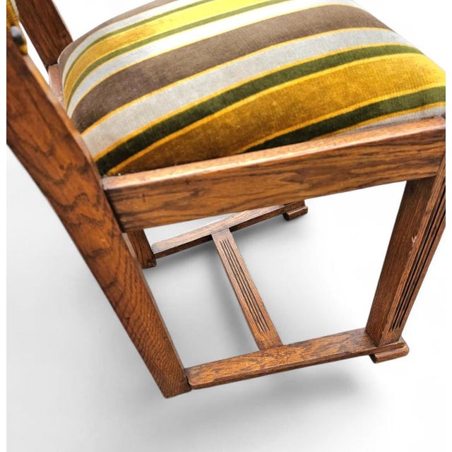 Swedish Grace Neoclassic Dining Chairs in Oak, Set of 4 For Sale - Image 11 of 18