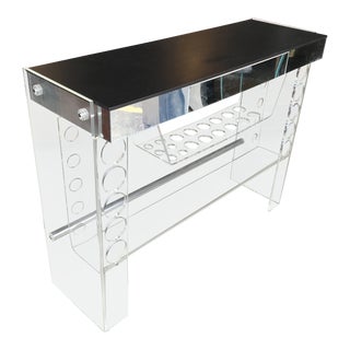 Lucite Ghost Bar Hill Manufacturing For Sale