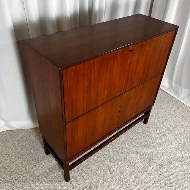 Scandinavian Secretary Desk in the Style of Marian Grabinski for Ikea, 1960s For Sale - Image 6 of 18