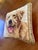 Vintage Golden Retriever Needlepoint Pillow For Sale In Los Angeles - Image 6 of 8