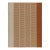 Rug & Kilim’s Contemporary Kilim in Orange & Cream Stripes For Sale