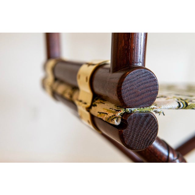 1970's McGuire Director's X-Chair For Sale In Miami - Image 6 of 11