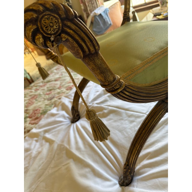 Mid Century Pair of French Regency Benches For Sale - Image 15 of 15