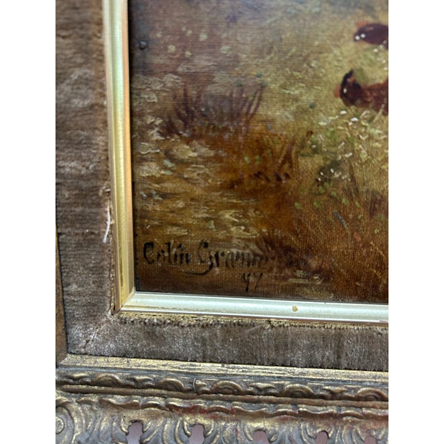 Late 19th Century 19th Century Framed Oil Painting by Colin Graeme Roe For Sale - Image 5 of 6