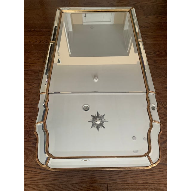 Late 20th Century Nyc Mirror Fair Large Wall Mirror For Sale - Image 4 of 5