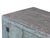 Distressed Light Teal Gray Low Doors Hardware Console Sideboard Cabinet For Sale - Image 11 of 12