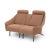 Mid-Century Modern 2-Seater Sofa in Hazelnut Bouclé, 1950s For Sale - Image 3 of 15