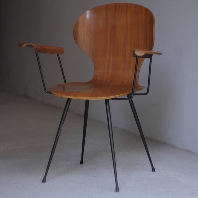 Vintage Armchair by Carlo Ratti, 1950s For Sale - Image 4 of 17