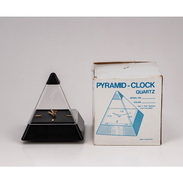 Pyramid Clock by Hidekatsu Nomizu for Tochigi Tokei, 1989 For Sale - Image 13 of 14