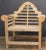Lutyens Style Garden Chair of Teak For Sale In Austin - Image 6 of 12