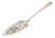 Scalloped Silver Spatula for Serving Fish For Sale
