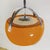 Space Age FHD00480-1 Spherical Orange Chandelier with Chrome Accents, 1970s For Sale - Image 4 of 18