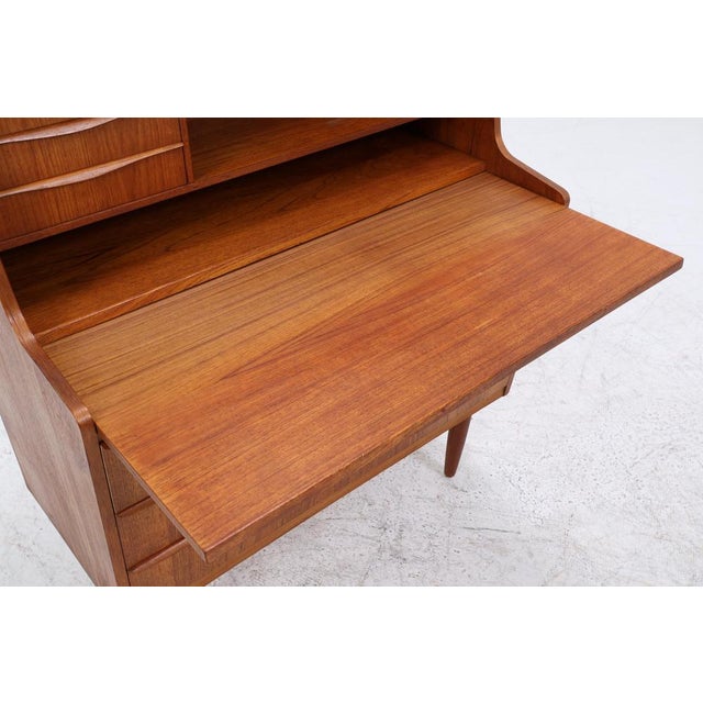 Vintage Teak Secretaire, 1960s For Sale - Image 9 of 15