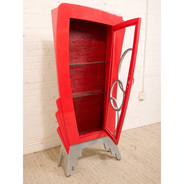 Scarlet Deco Cabinet One of a Kind Shelf For Sale - Image 8 of 12