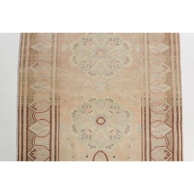 Mid 20th Century Anatolian Tan Colour Wool Carpet For Sale - Image 10 of 11