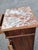 19th Century French Antique Walnut Marble Top Bedside Cabinet Nightstand For Sale - Image 16 of 18